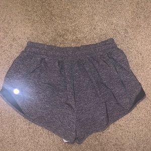 lululemon athletica Shorts - Lululemon Grey Hotty Hot Short 2.5β lululemon athletica Shorts - Lululemon Grey Hotty Hot Short 2.5β
